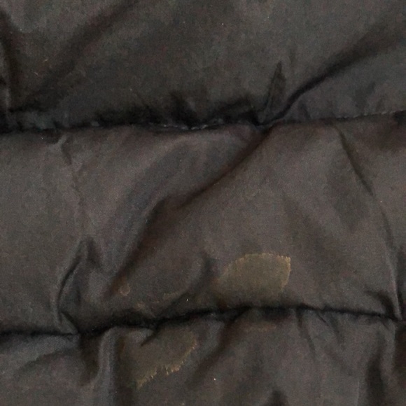 Weekend MaxMara Galosce Navy Faux-Fur-Trim Quilted Down Jacket - Picture 9 of 11